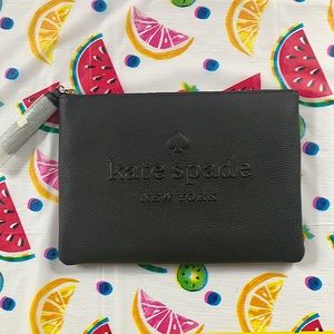 Kate Spade Gia Clutch (NWT) w/fringe zipper